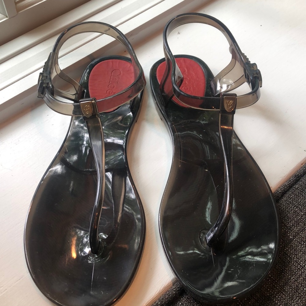 Authentic Chloe Jelly sandals
